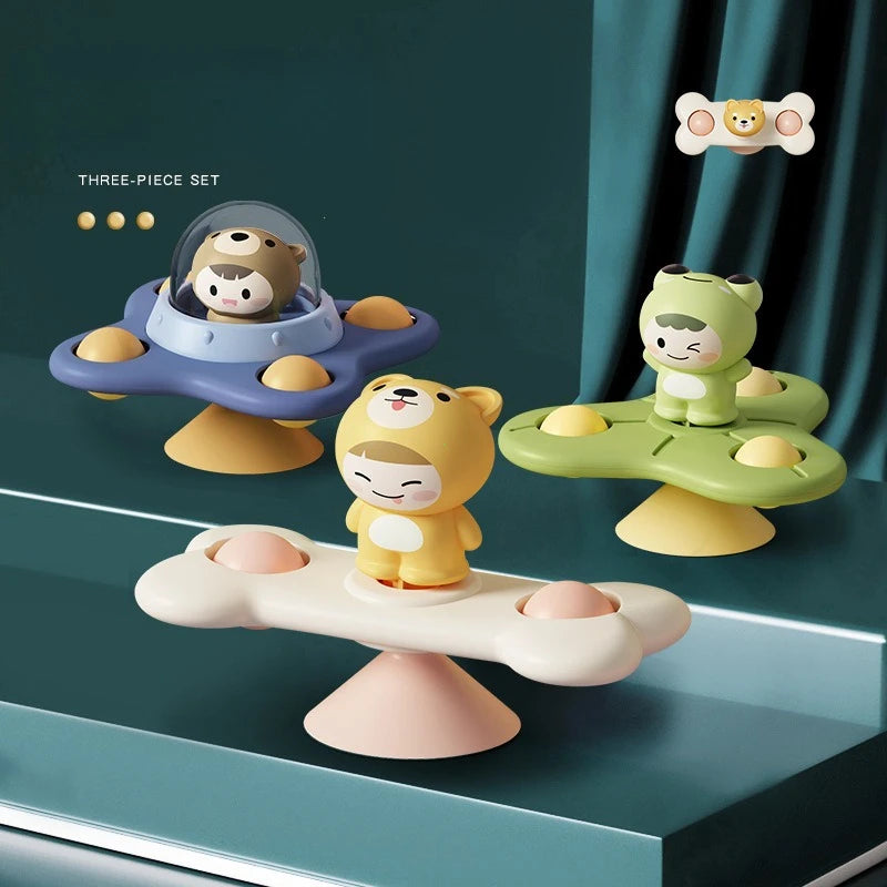 Spinning Suction Cup Bath Toys for Toddlers