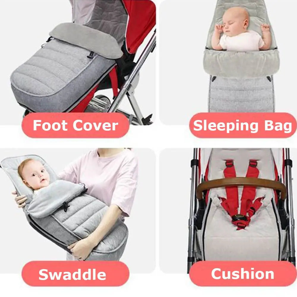 Waterproof Stroller Sleeping Bag with Anti-Slip Base