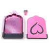 Pink diamond painting storage trays and organizer boxes with a pink tool visible