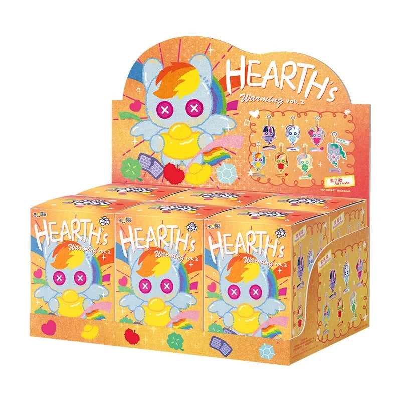 A box of Hearth's Warming Vol. 2 My Little Pony Night Series plush pendant blind box collectible.