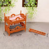 Miniature Dollhouse Furniture Set with Cradle, Piano & Table