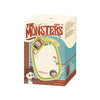 A box for the LABUBU The Monsters Hair Salon Series doll bag pendant keychain featuring colorful artwork.