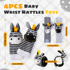 Baby Wrist Rattles and Foot Finder Socks Set