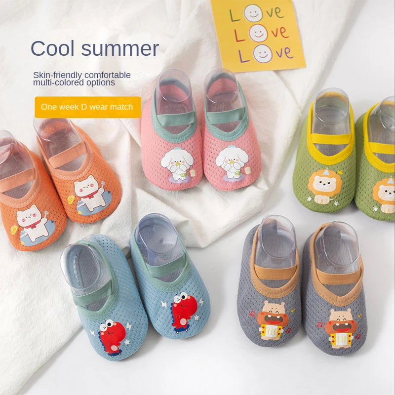 Animal Print Non-Slip Baby First Walker Shoes
