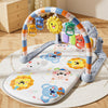Interactive Baby Play Mat with Music, Lights & 5 Sensory Toys