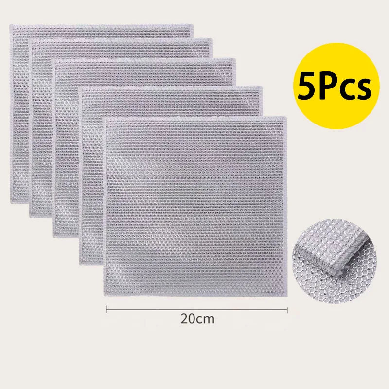Non-Scratch Reusable Cleaning Pads for Pots, Pans & Surfaces