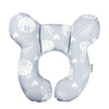 Soft U-Shaped Baby Head and Neck Support Pillow for Car Seat Travel