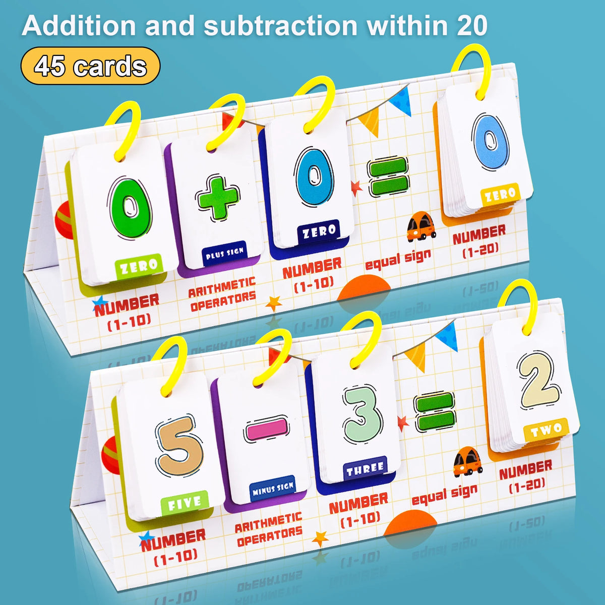 Interactive English Learning Flip Chart for Kids