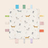 Baby Sensory Tag Comfort Blanket with Soft Cotton