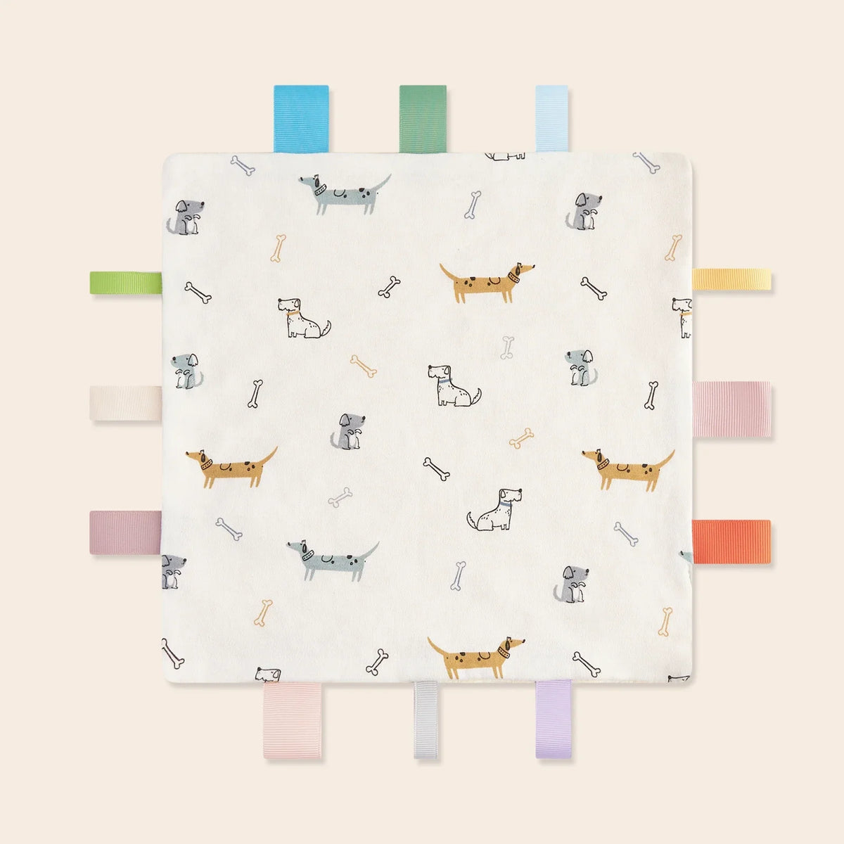 Baby Sensory Tag Comfort Blanket with Soft Cotton
