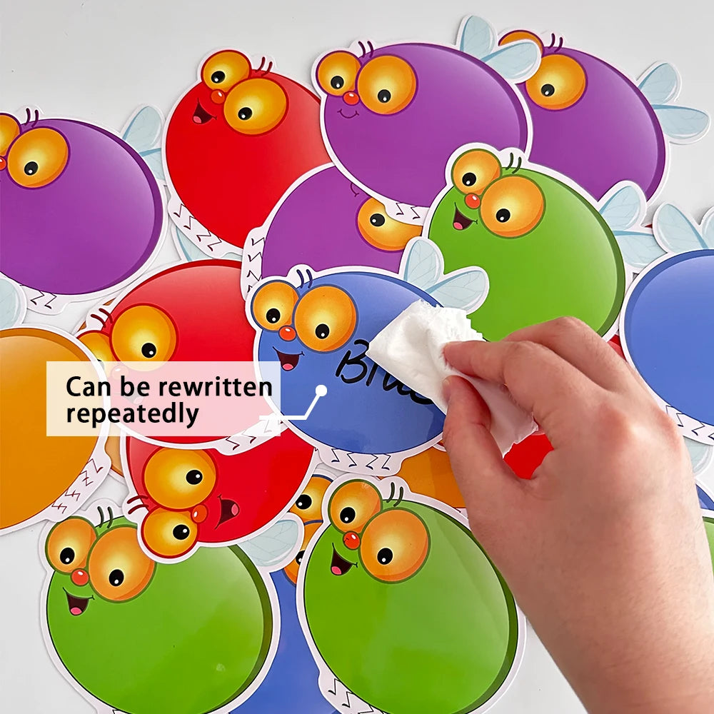 Dry-Erase Fly Swat Game Cards for Kids Learning