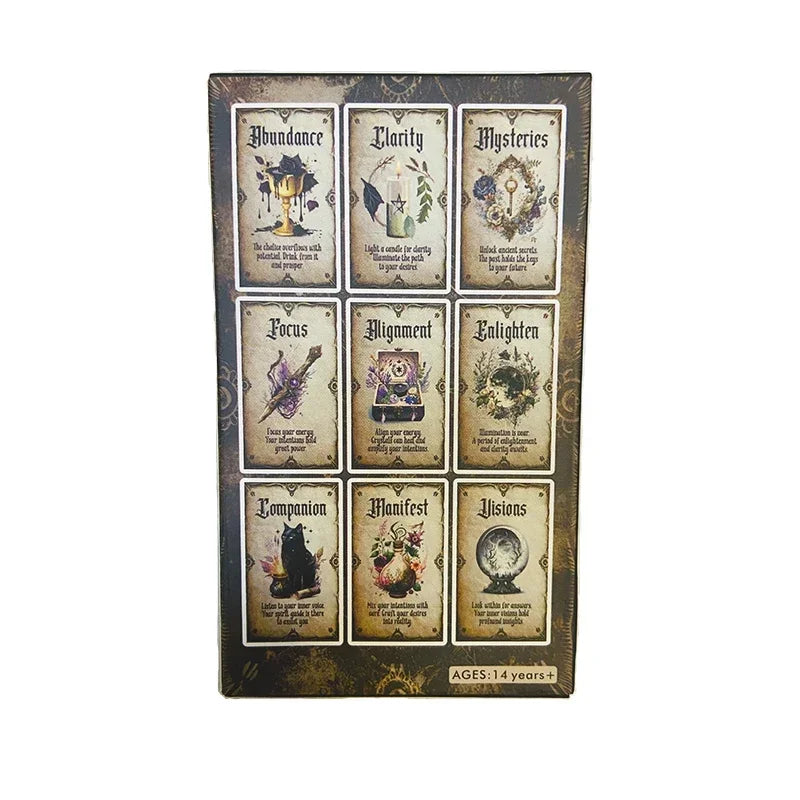 Wise Witch Oracle Deck – 20-Card Fortune Telling Set