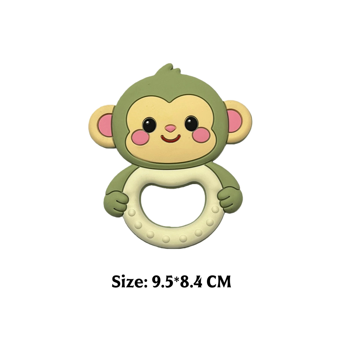 Cartoon Animal Silicone Baby Teether with Pacifier Clip