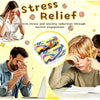A colorful sensory fidget pack of butter squishy toys used for stress relief by adults and children.
