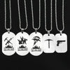 Fortnite Emblem Stainless Steel Charm Pendant Necklace
