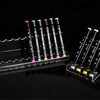 Clear Acrylic Pen Display Holder with Brush Storage