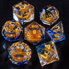 Liquid Core Resin Dice Set – 7 Polyhedral Dice for DND & RPG