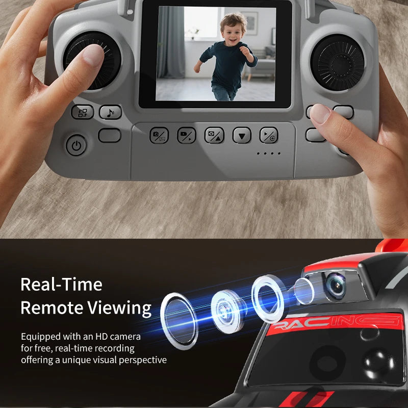 Mini RC Drift Car with FPV Camera and Screen Controller