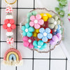 Colorful Silicone Flower Beads for Jewelry Making