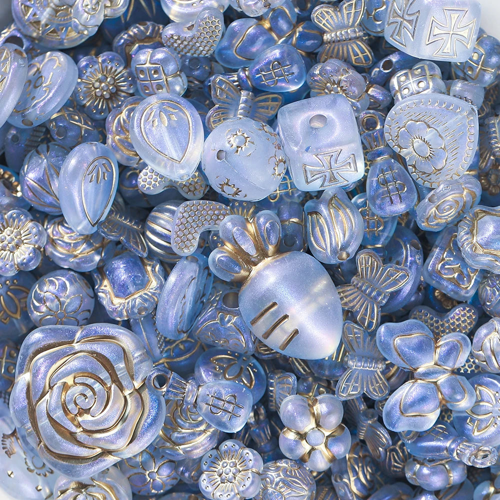 Mixed Classical Acrylic Spacer Beads for DIY Jewelry Making