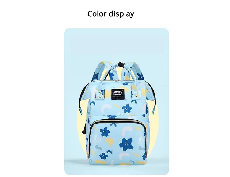 Large Capacity Waterproof Maternity Diaper Bag Backpack