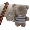 Hanging Plush Rabbit Rattle Toy for Strollers and Cribs