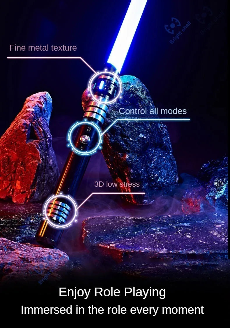 RGB Color-Changing Lightsaber with Sound Effects