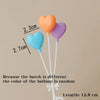 Colorful Plastic Cake Toppers for Birthday Parties & Desserts