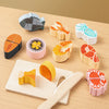 Wooden Pretend Play Kitchen Set with Cutting Fruits and Vegetables
