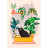 Black Cat & Plant Paint by Numbers Kit
