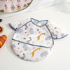 Waterproof Adjustable Baby Bib with Catch Pocket