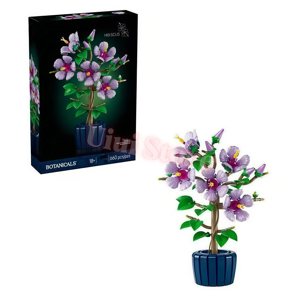 DIY Flower Bouquet Building Blocks Set