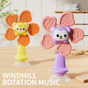 Baby Suction Cup Windmill Toy with Animal Shapes