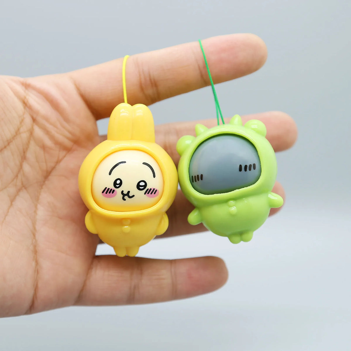 Cute Usagi & Hachiware Hooded Pajama PVC Charm