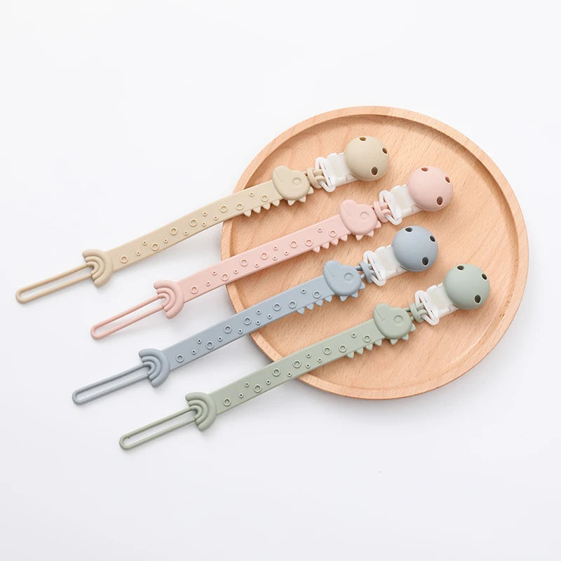 BPA-Free Silicone Pacifier Clips for Babies