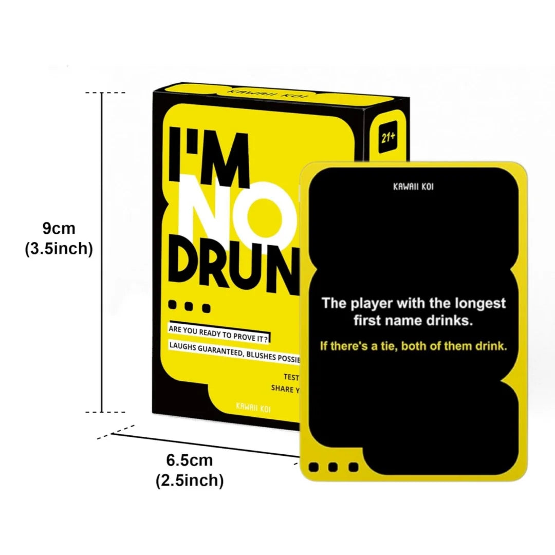 Party Truth or Dare Drinking Game Card Set for Adults