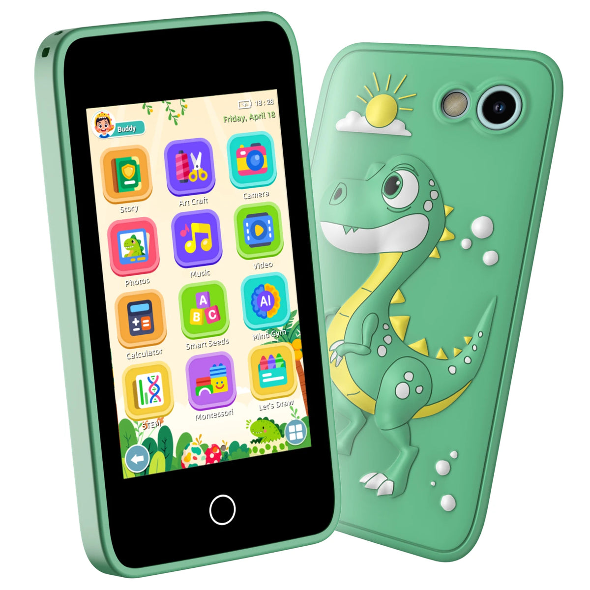 Kids' Learning Phone with 200+ Educational Games and Dual Cameras