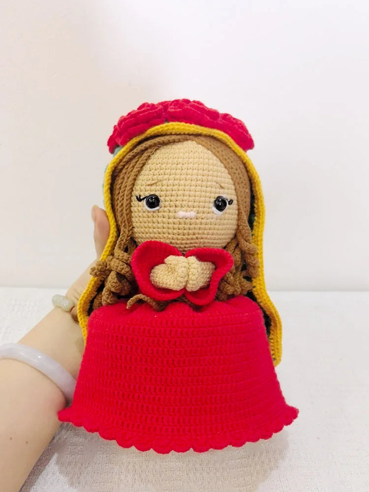 Handcrafted Crochet Doll Figurine