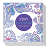 A colorful 24-page mandala colouring book with intricate patterns and a purple title.
