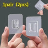 Clear Double-Sided Adhesive Wall Hooks