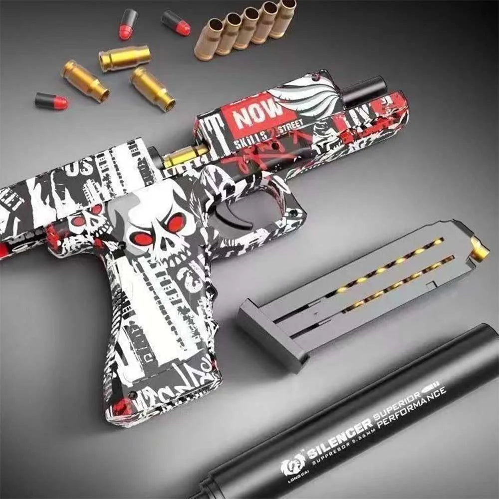 Foam Dart Blaster Toy Gun with Soft Bullets