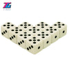 12mm Acrylic Dice Set – Standard White Numbered Dice