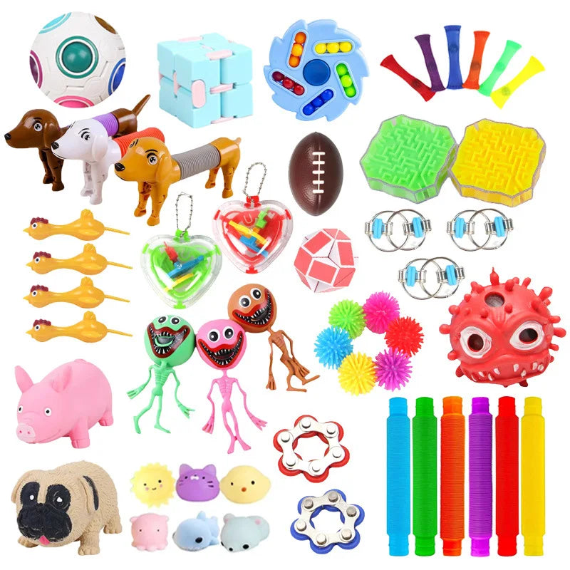 Surprise Fidget Toy Bundle – Mixed Sensory Stress Relief Set
