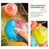 Handmade fruit smoothie stress relief ball in various colors like pink blue and yellow