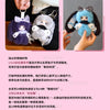 A hand holds a fluffy blue bunny blind box from the Liila Rainbow Candy Bunny Series.