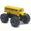Die-Cast Metal School Bus Pull-Back Toy – 1:43 Scale with Large Wheels