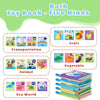 Soft Sensory Cloth Books for Babies with Teething Rings