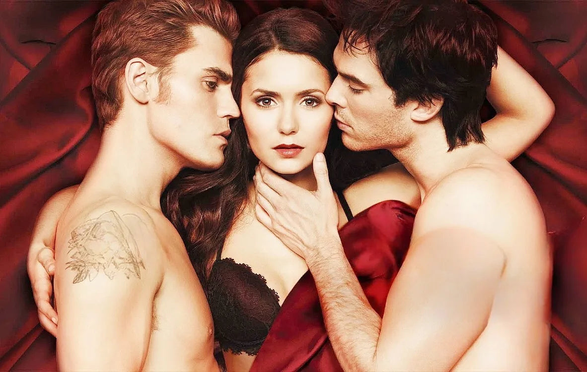 The Vampire Diaries 5D Diamond Painting Kit – Full Round Drill Crystal Art for DIY Home Decor