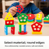 Geometric Shape Sorting Blocks Set for Toddlers