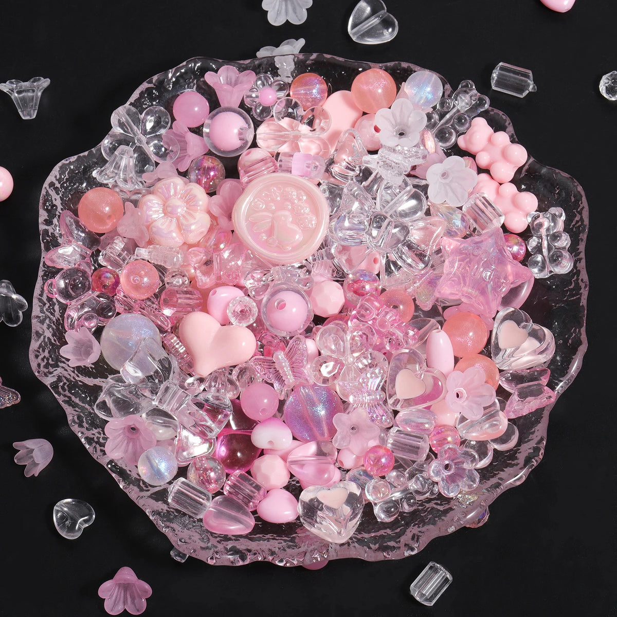 Colorful Assorted Acrylic Beads for DIY Jewelry Making